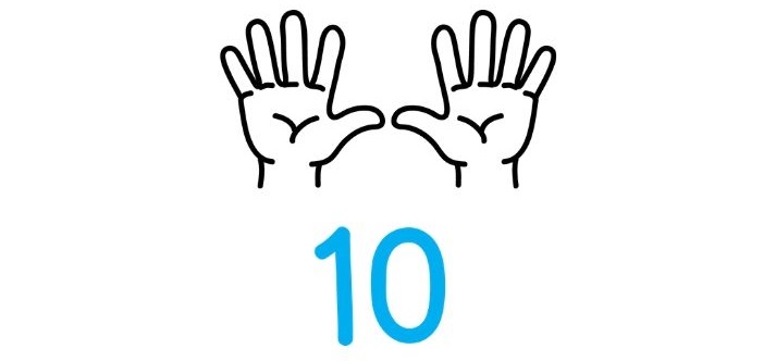 10 fingers
