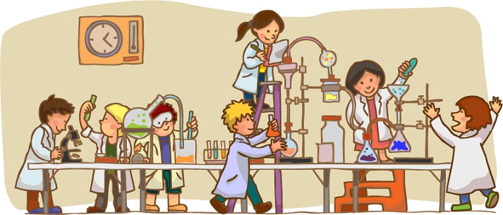 kids in a lab