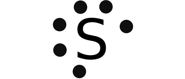 Sulfur lewis dot symbol