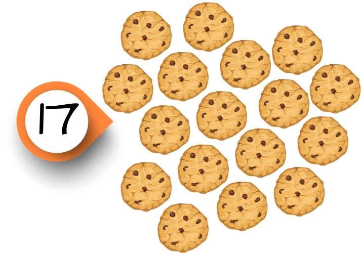 17 cookies