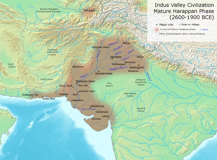 map of the Indus Valley