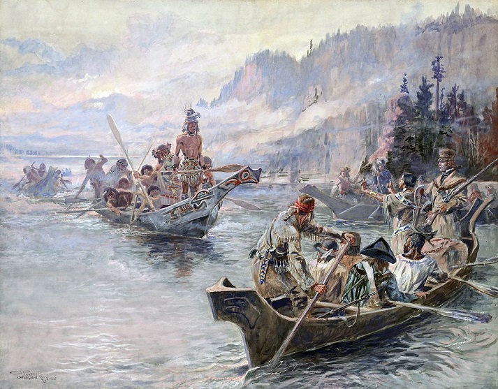 Painting Lewis and Clark on the Lower Columbia