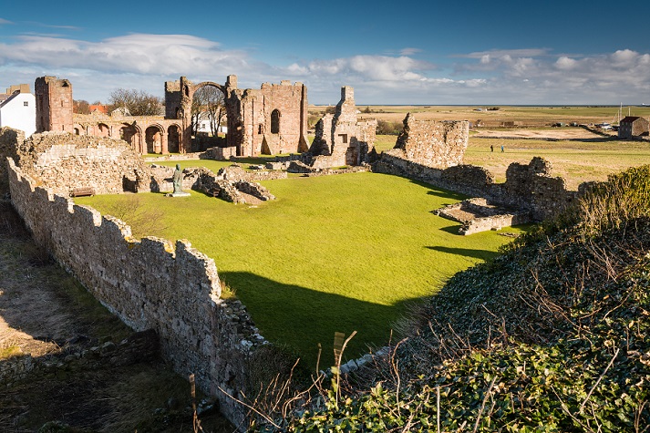 ruins of Lindisfarne Priory