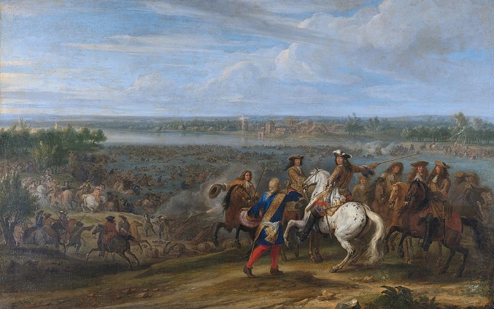 Louis XIV crosses the Rhine at Lobith, 1672