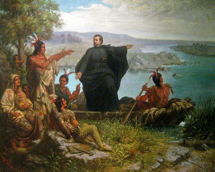 Père Marquette and the Indians
