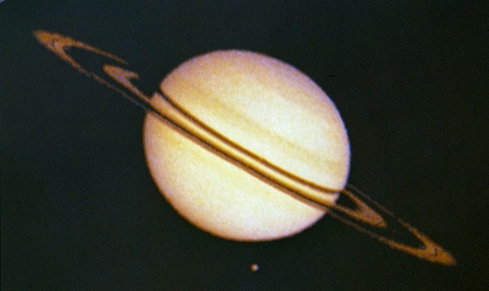 Pionner II image of Saturn
