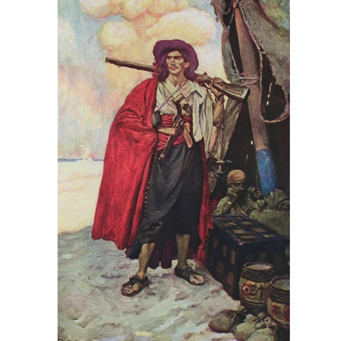 Captain Scarfield in Howard Pyle's Book of Pirates