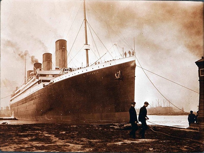 Titanic at Belfast, 1912
