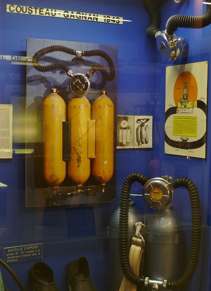 scuba regulator invention by Cousteau
