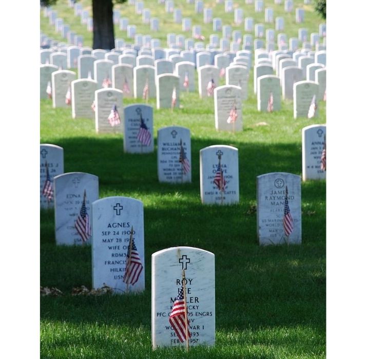 Arlington National Cemetery on Memorial Day 2008