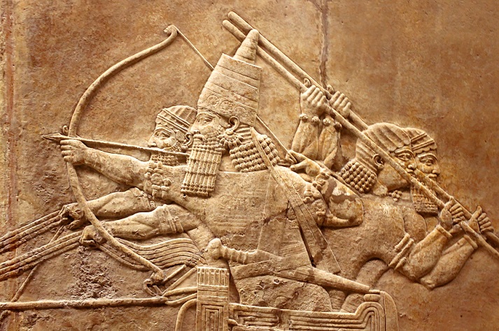 Assyrian relief of archers