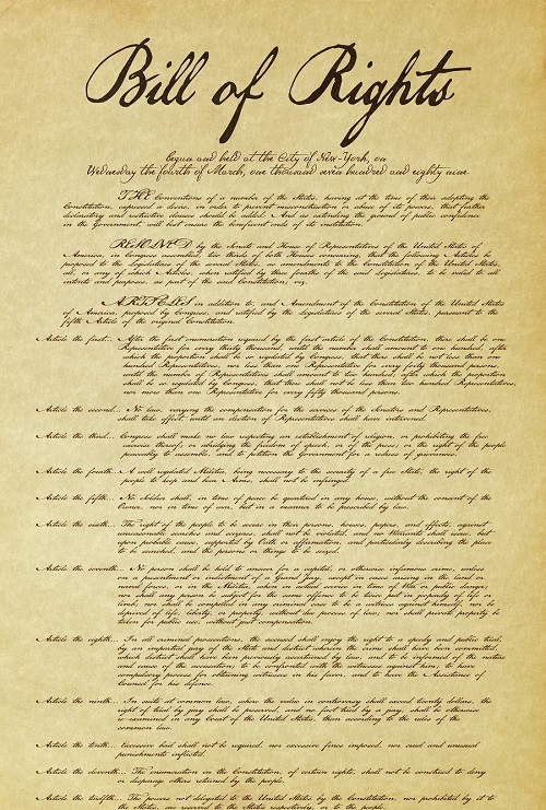 the Bill of Rights