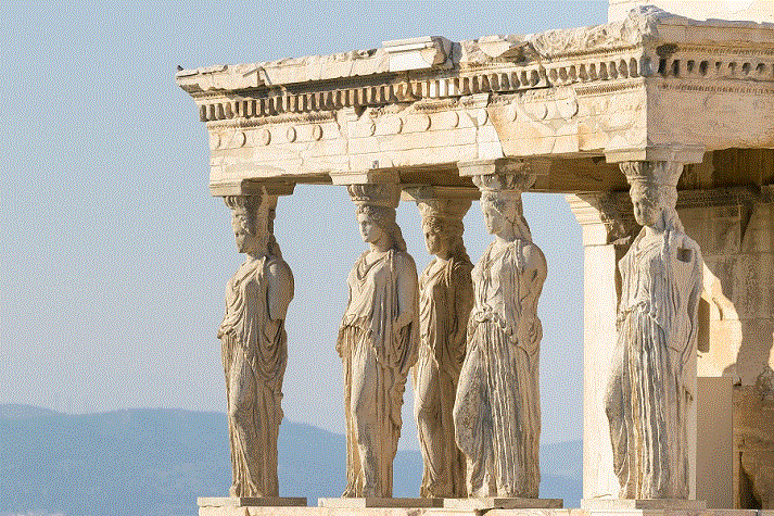 Caryatids Statues at Acropolis