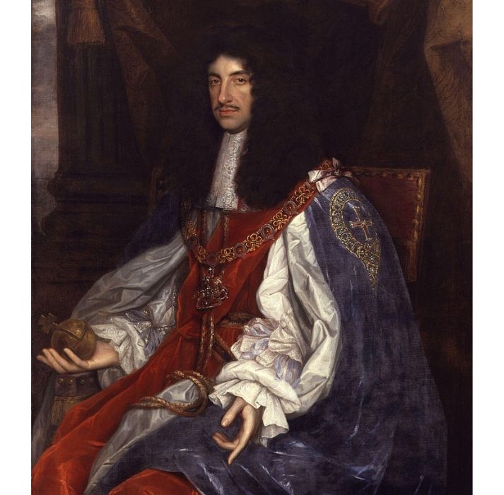 Charles II, between 1660 and 1665