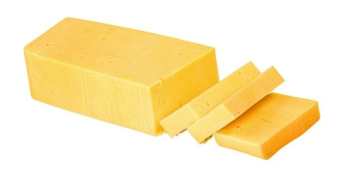 bar of cheese and slices
