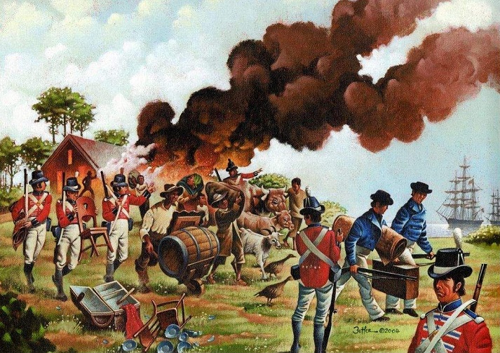 British raid on Chesapeake Bay, 1812