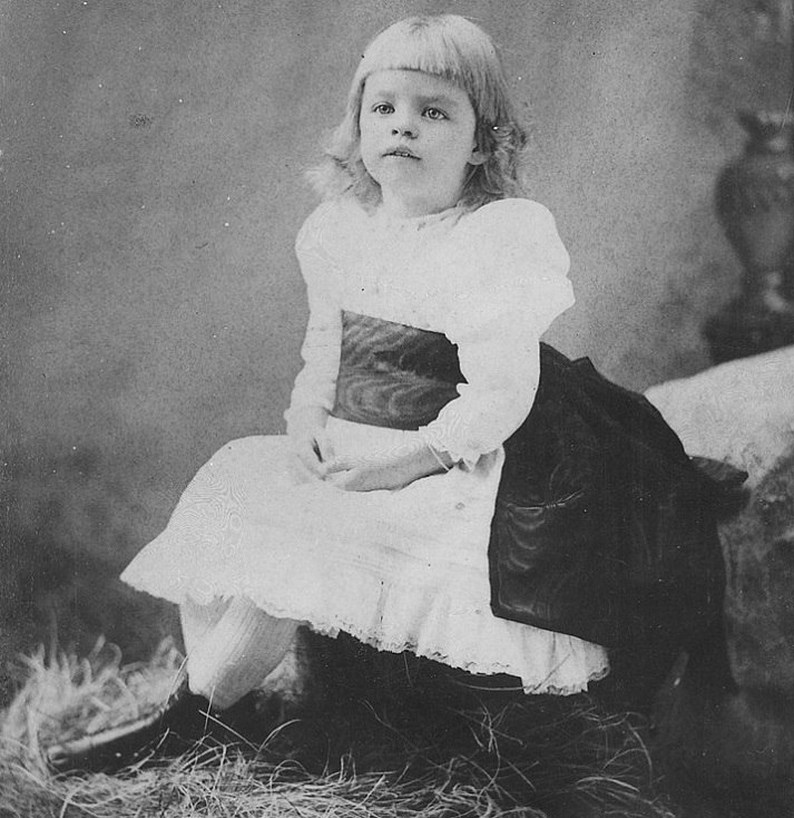 Eleanor Roosevelt as a child in 1887