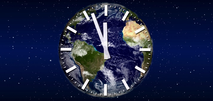 the earth as a clock