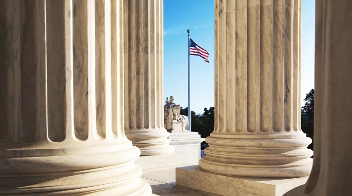 Supreme Court marble columns