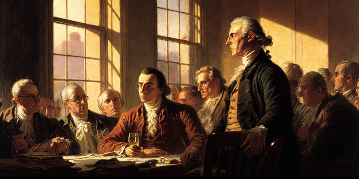 Drafting the the United State Constitution at the Constitutional Convention of 1787