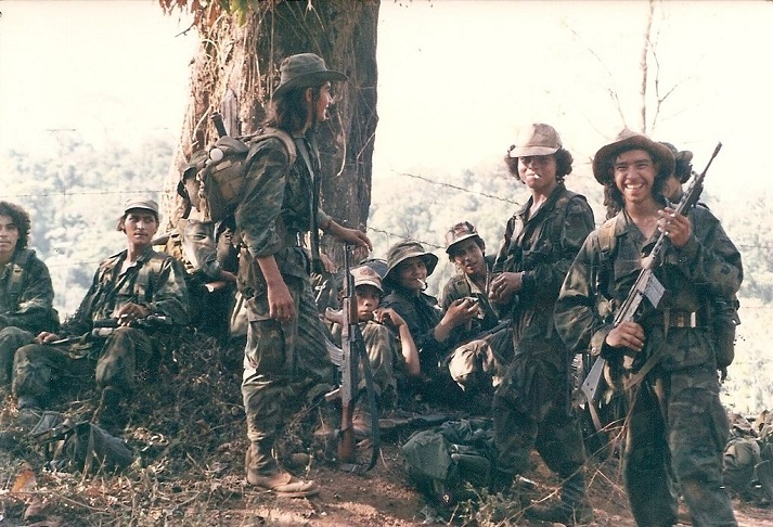 Contra rebels in 1987