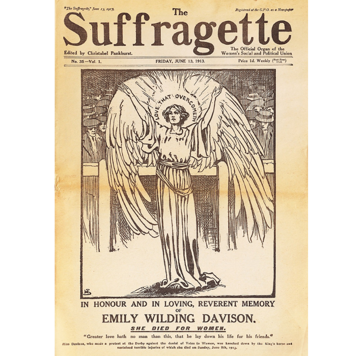 Suffragette magazine cover