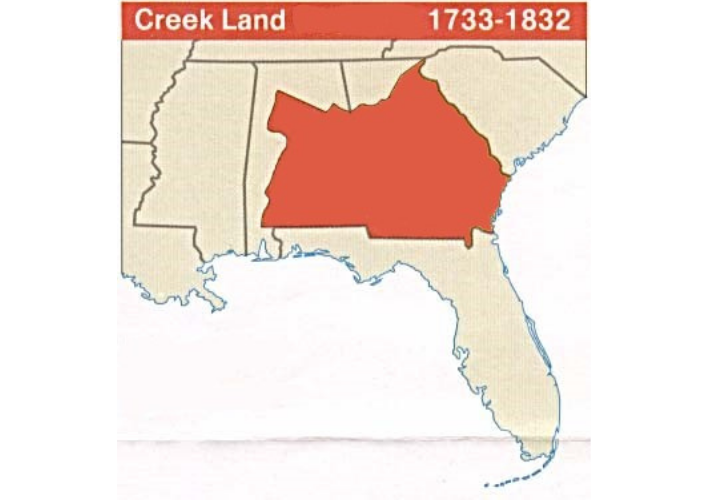 Creek land map