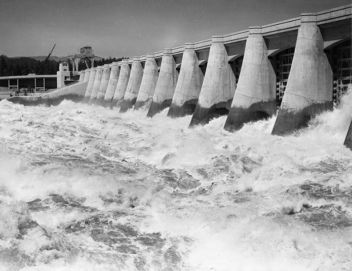 Benneville Power Dam, Oregon, 1938