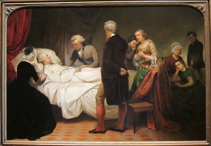 Washington on his Deathbed
