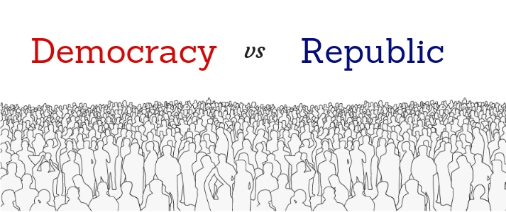 us republic vs democracy