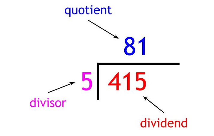 Confortable Devant De Boue Parts Of A Division Equation Cave Communaut 