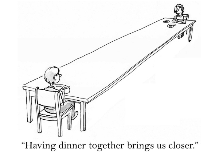 couple having dinner