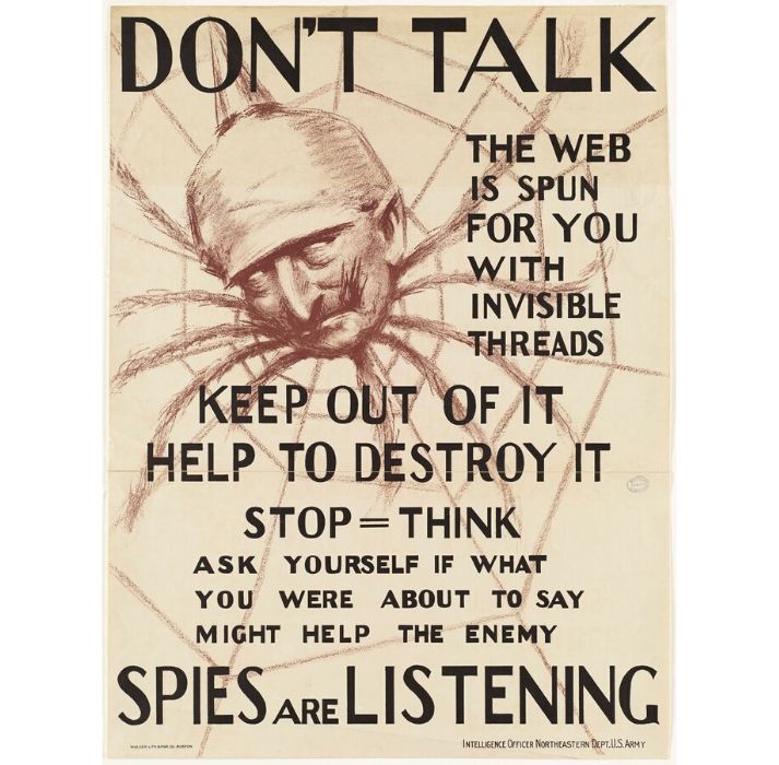 Don't talk poster