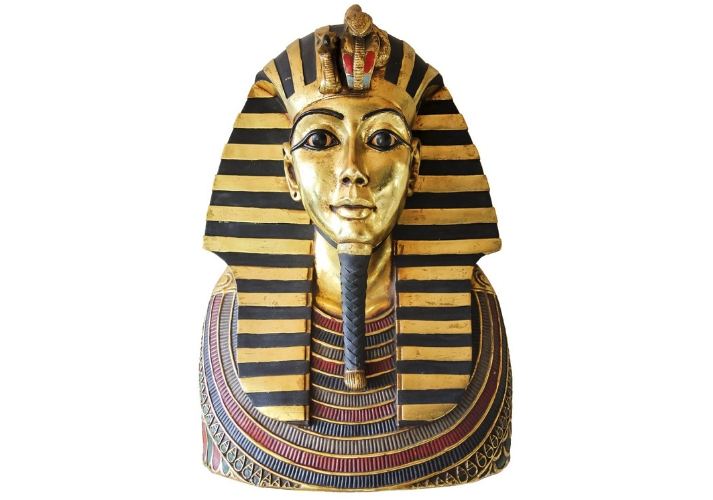 King Tut's golden death mask