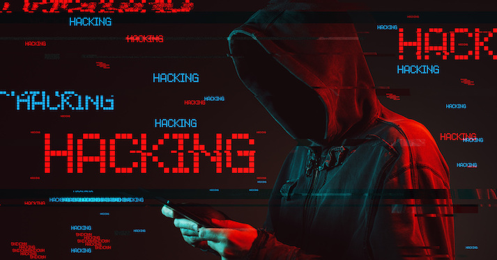 hacker in the dark