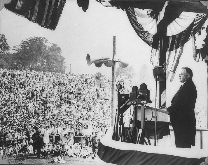 President Herbert Hoover makes Memorial Day address at Valley Forge