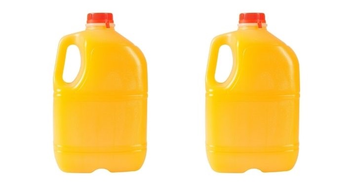 2 gallon jugs of juice