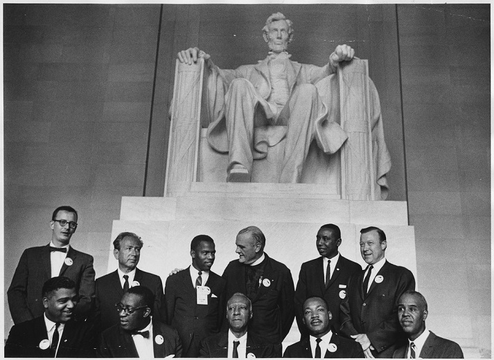 leaders of the Civil Rights March on Washington, DC