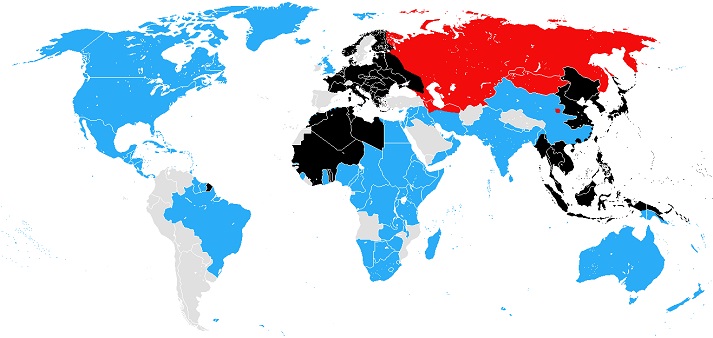 WWII allegiance map November 1942