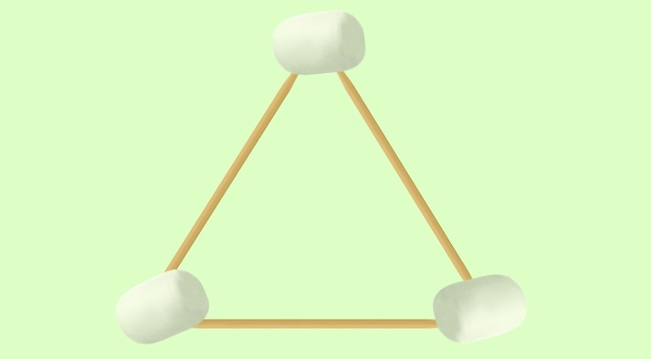 marshmallow triangle