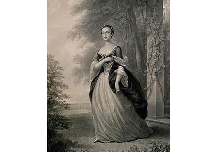 Martha Dandridge Custis, 1757