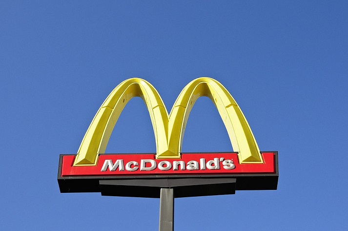 McDonald's arches sign in Indianapolis