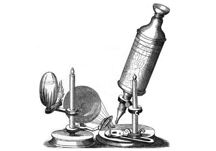 compound microscope from 1664