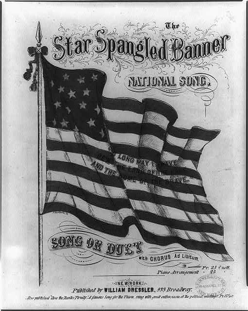 cover of The Star Spangeled Banner music sheet