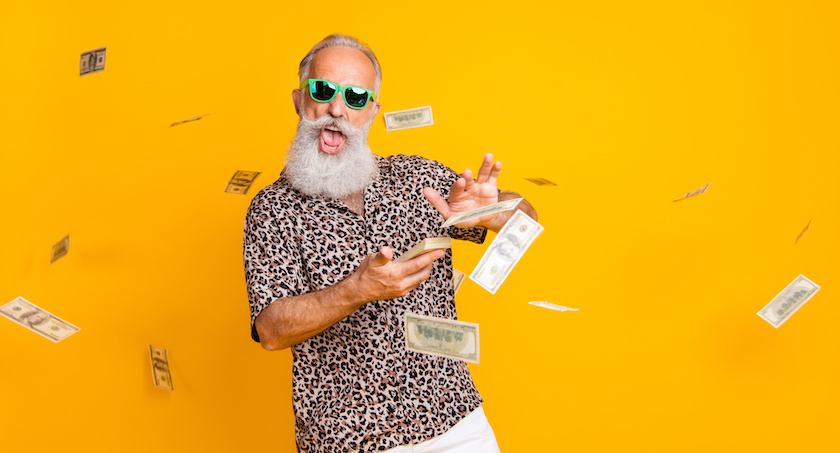 old dude with money