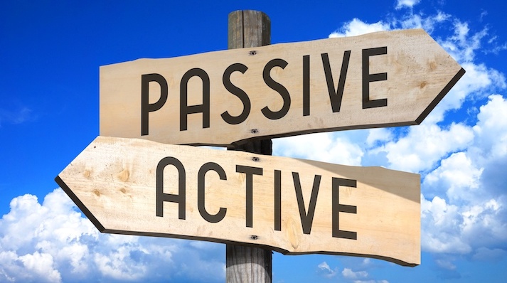 what is active vs passive voice