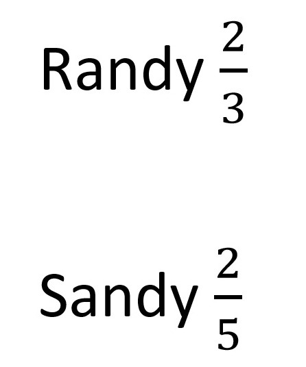 Rand and Sandy Fractions