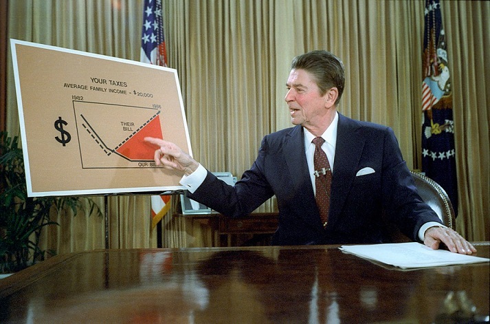 Reagan addressing the nation, 1981