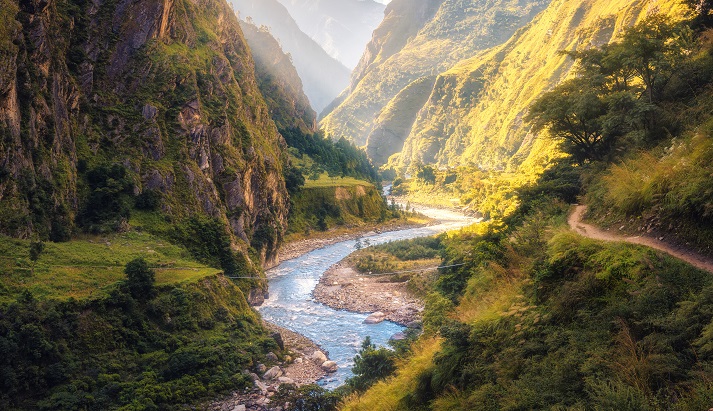 river in Nepal