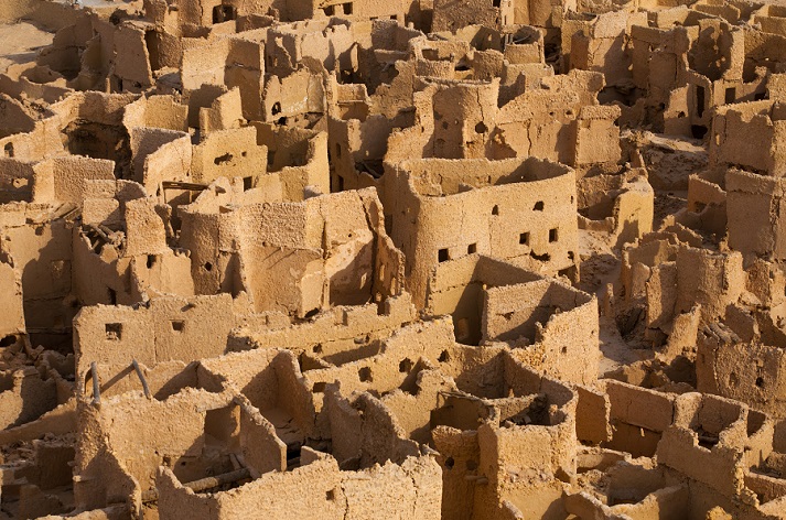 ruins of an ancient Egyptian city